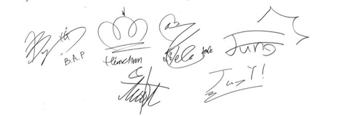 header autograph.