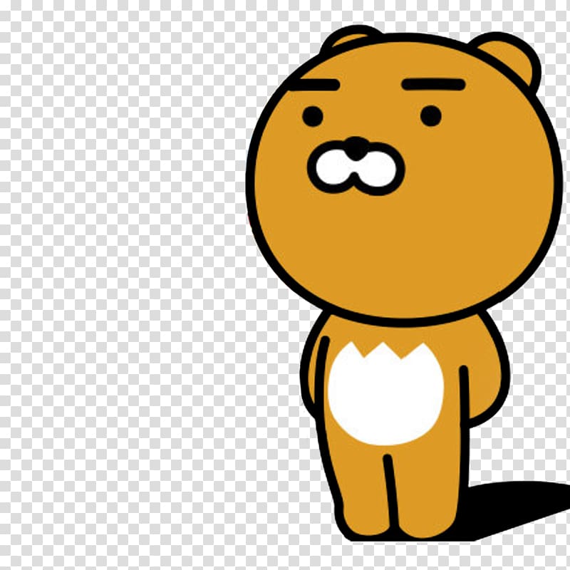 Bear illustration, KakaoTalk Kakao Friends Friends Pop.