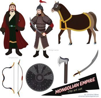 Genghis Khan Clipart.