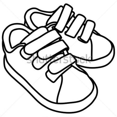 Boys Shoes Clipart Black And White.