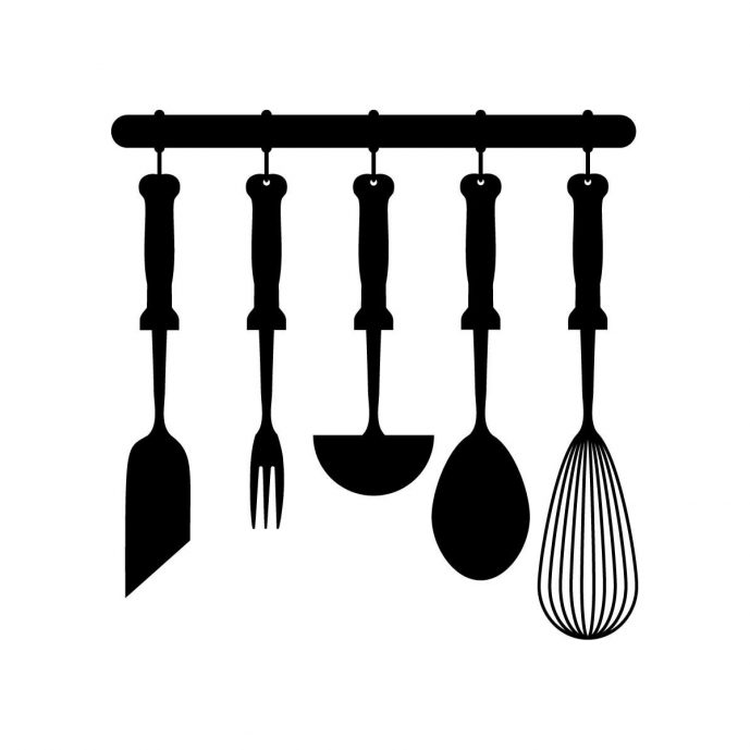 Kitchen Tools Clipart.