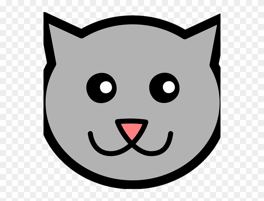 Kitten Face Clipart.