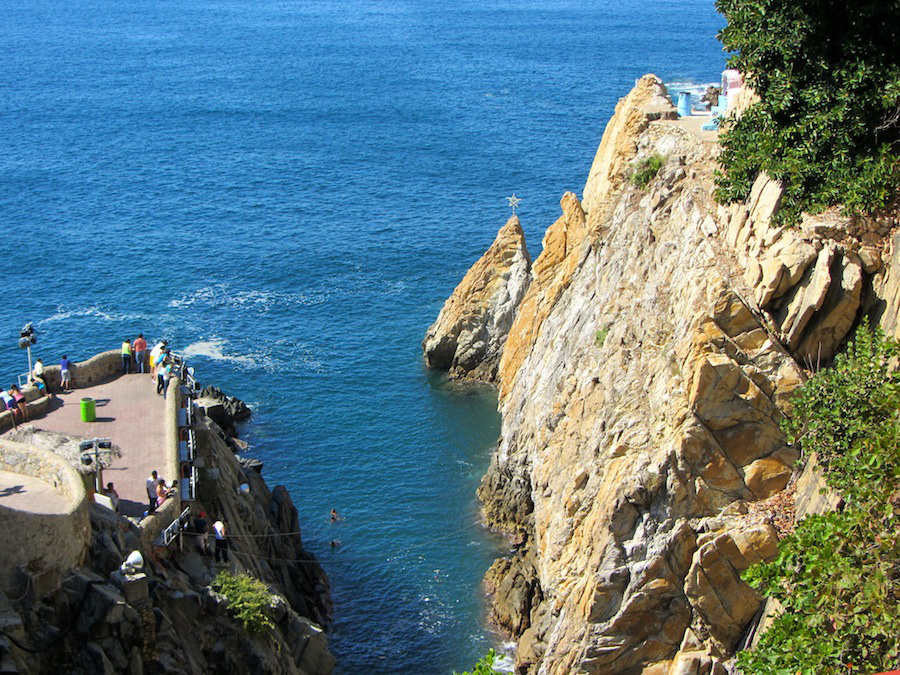 La Quebrada Cliff Divers of Acapulco.