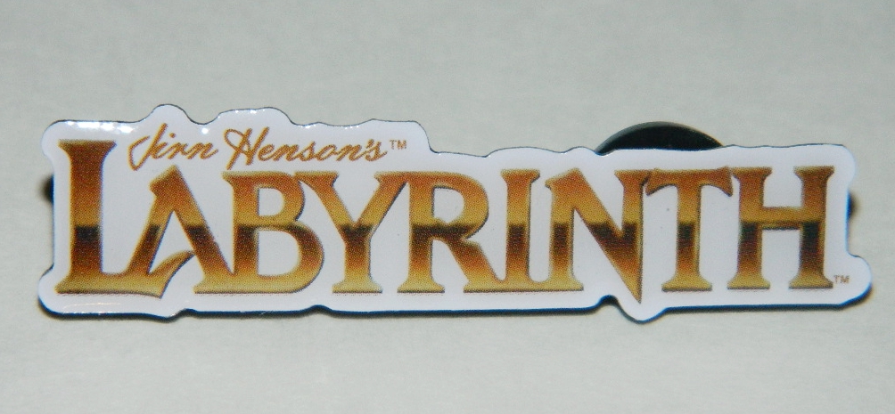 Jim Henson\'s Labyrinth Movie Name Logo Metal Enamel Die.