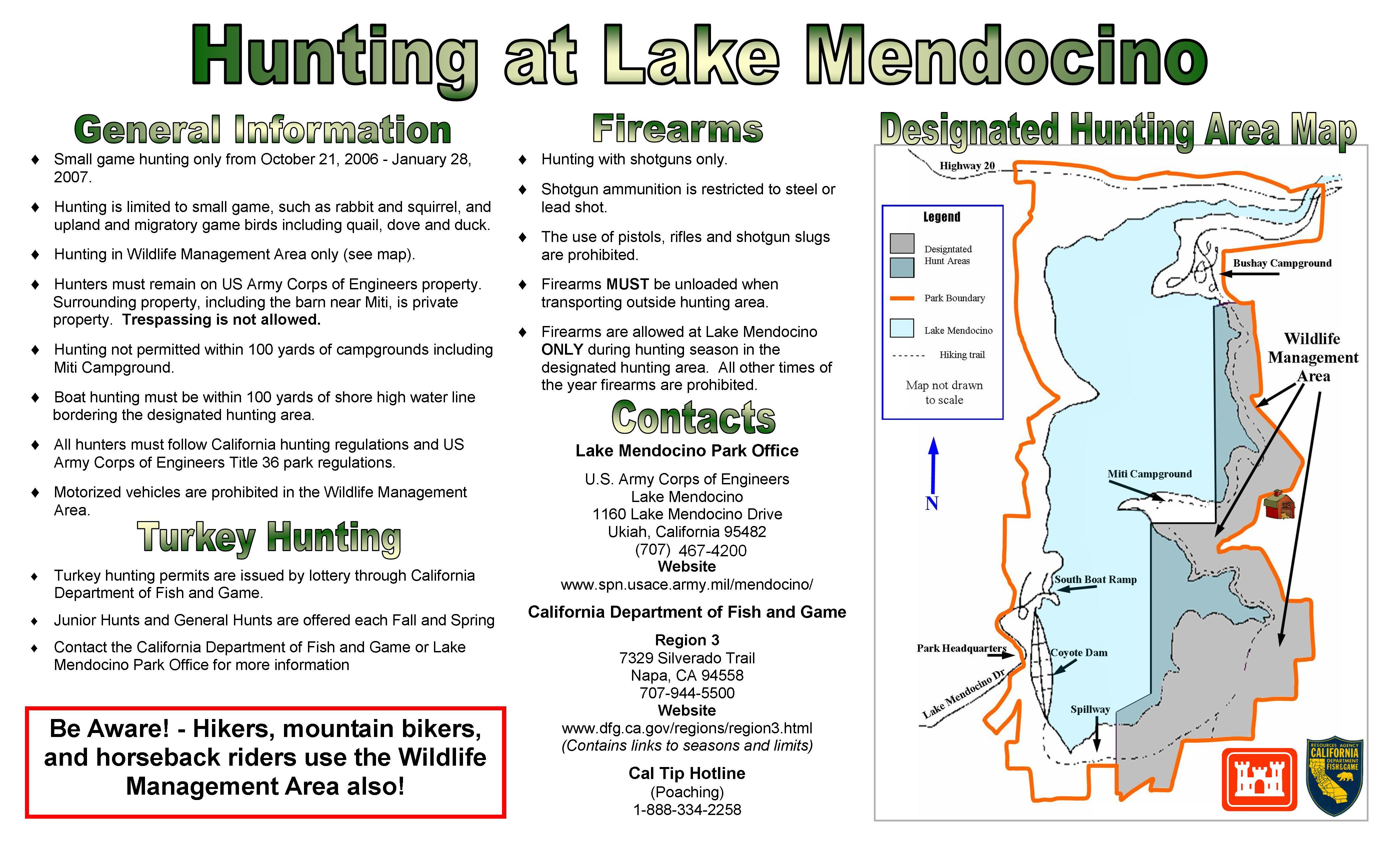 San Francisco District > Missions > Recreation > Lake Mendocino.