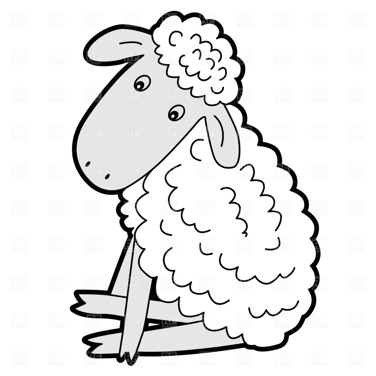 Free Sitting Lamb Cliparts, Download Free Clip Art, Free.