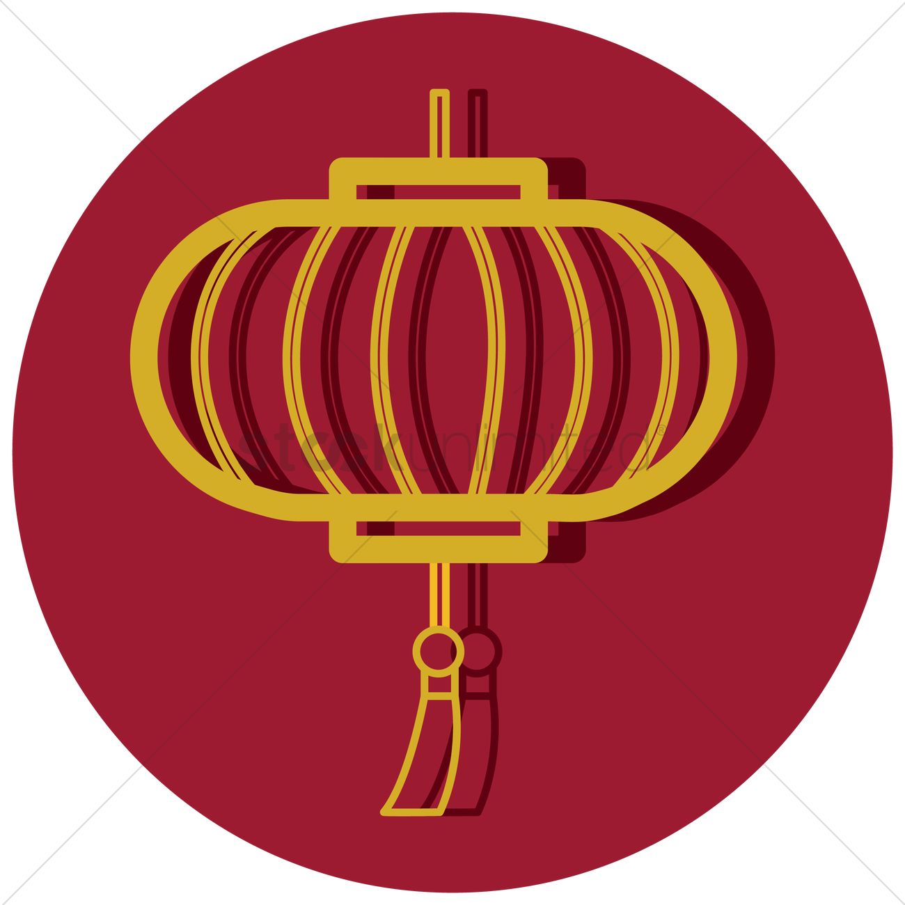 Lampion Vector Image.