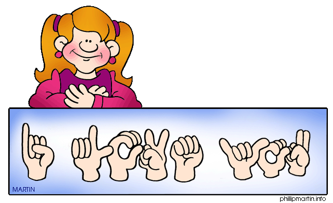 Sign Language Clip Art.