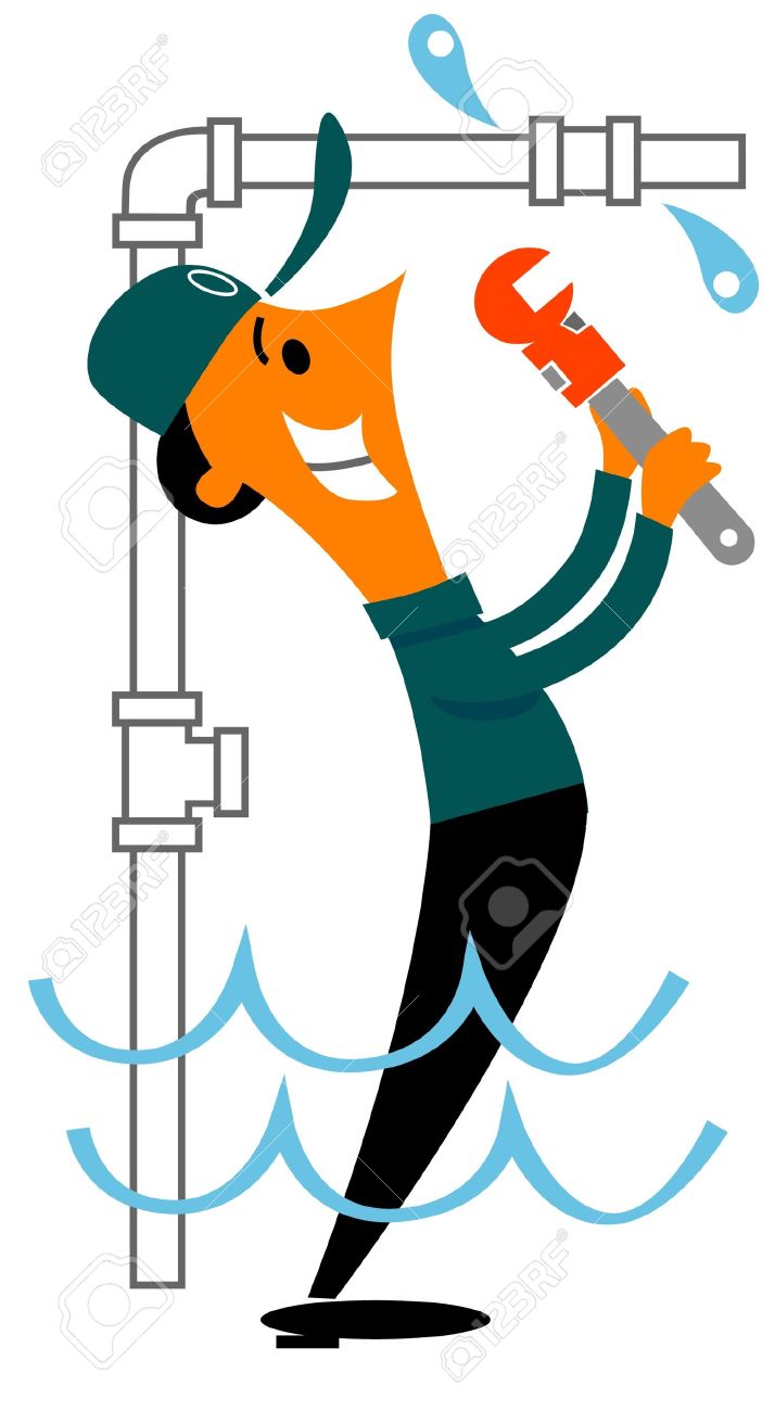 Water leak clipart.