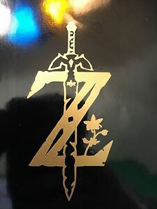 Details about Legend of Zelda Breath of the Wild Logo Vinyl Decal Sticker  Car Window Truck.