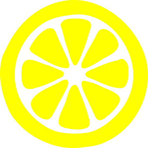 Lemon slices clipart free.