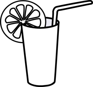 Lemonade Clipart Black And White.