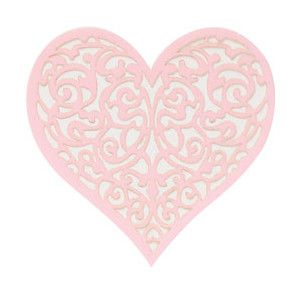 Light Pink Heart Clipart.