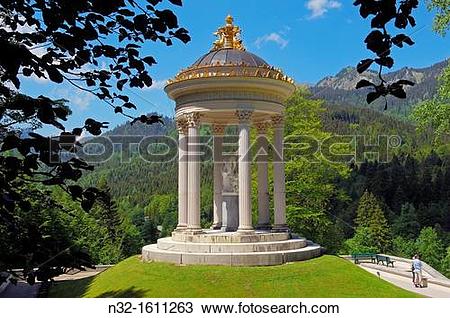 Stock Photo of Venus Temple, Linderhof Palace (Schloss Linderhof.