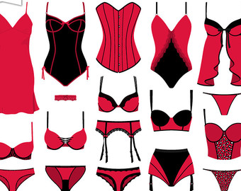 Lingerie Clipart.