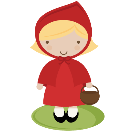 Red Riding Hood SVG cut file for scrapbooking story book svg.