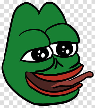 Lmao Pepe transparent background PNG clipart.