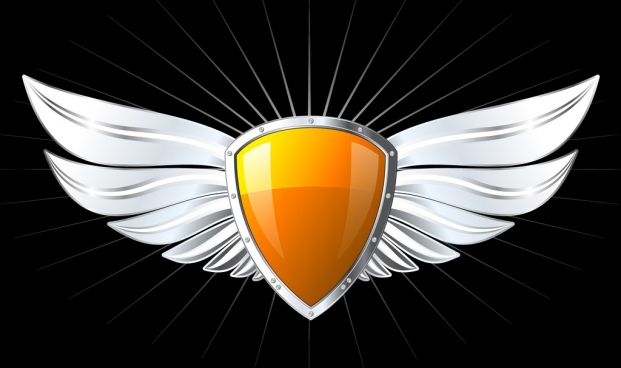 Logo wings shield free vector download (69,673 Free vector.