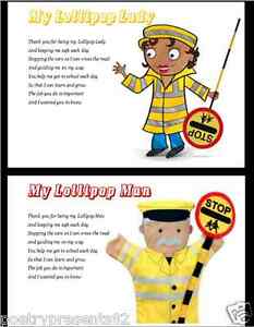 Details about Thank You Lollipop Lady/Man.