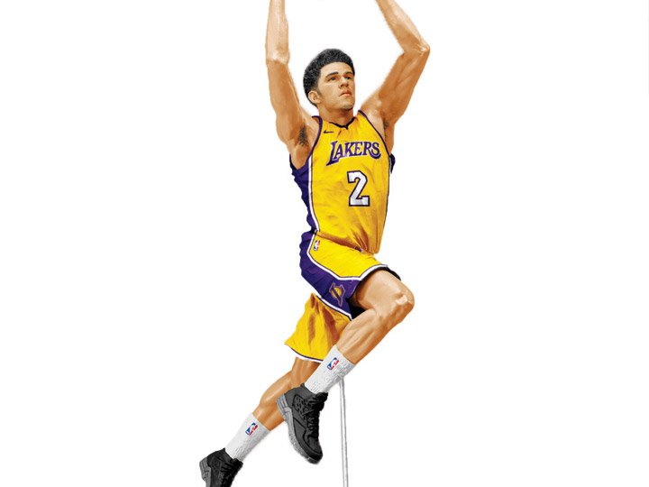 NBA Sportspicks Series 32 Lonzo Ball (Los Angeles Lakers).