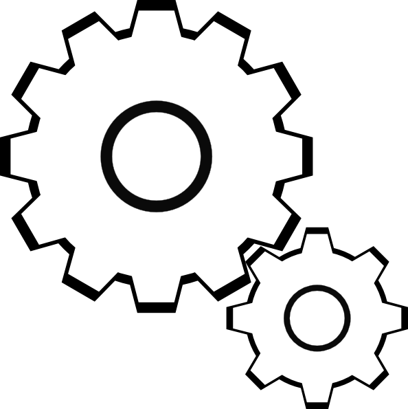 16 Gear Vector Clip Art Images.