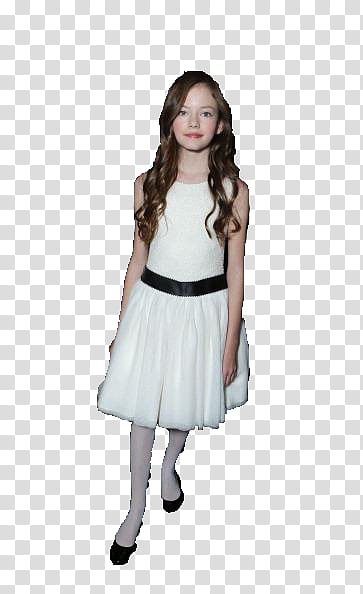 Mackenzie foy en la Premiere de BD transparent background.