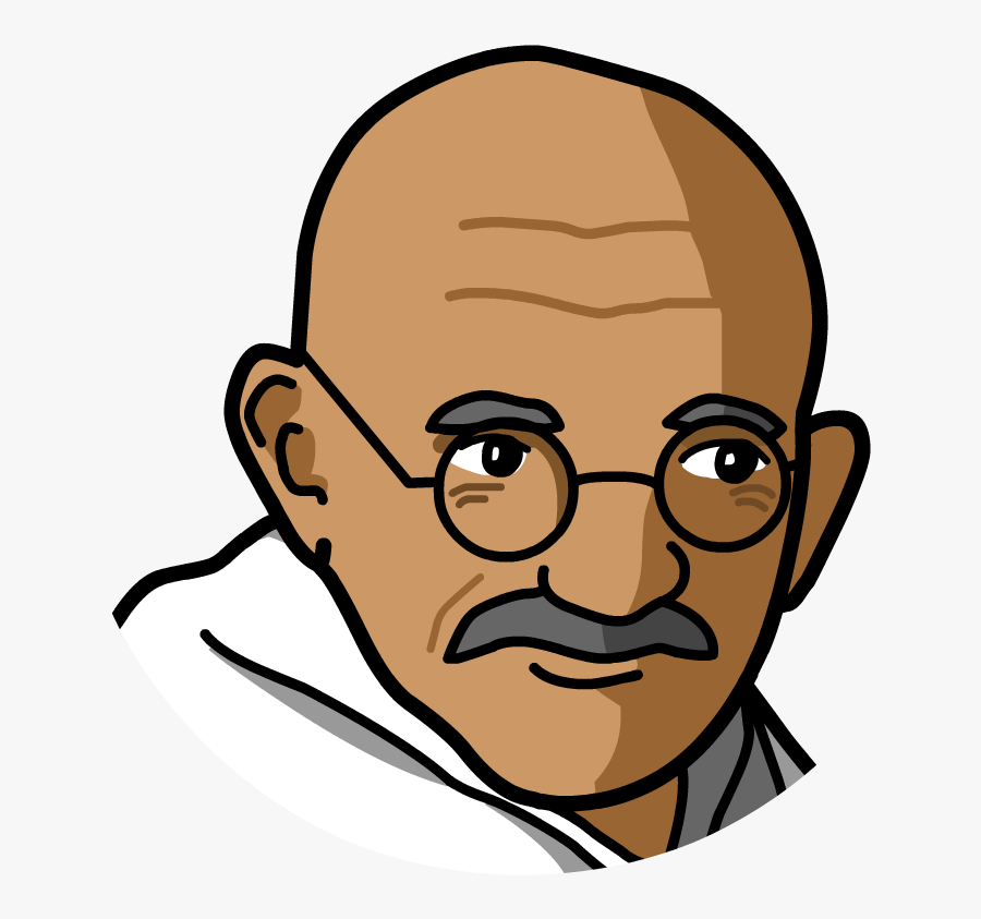 Transparent Gandhi Png.