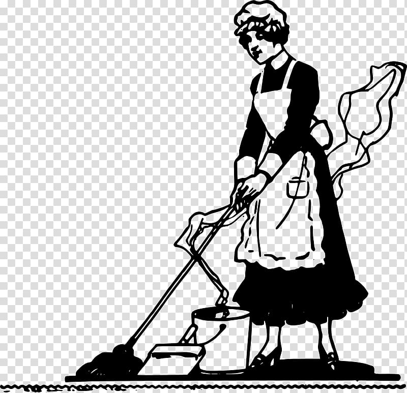 Housekeeping , maid transparent background PNG clipart.