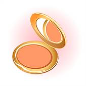 Makeup Compact Clipart.