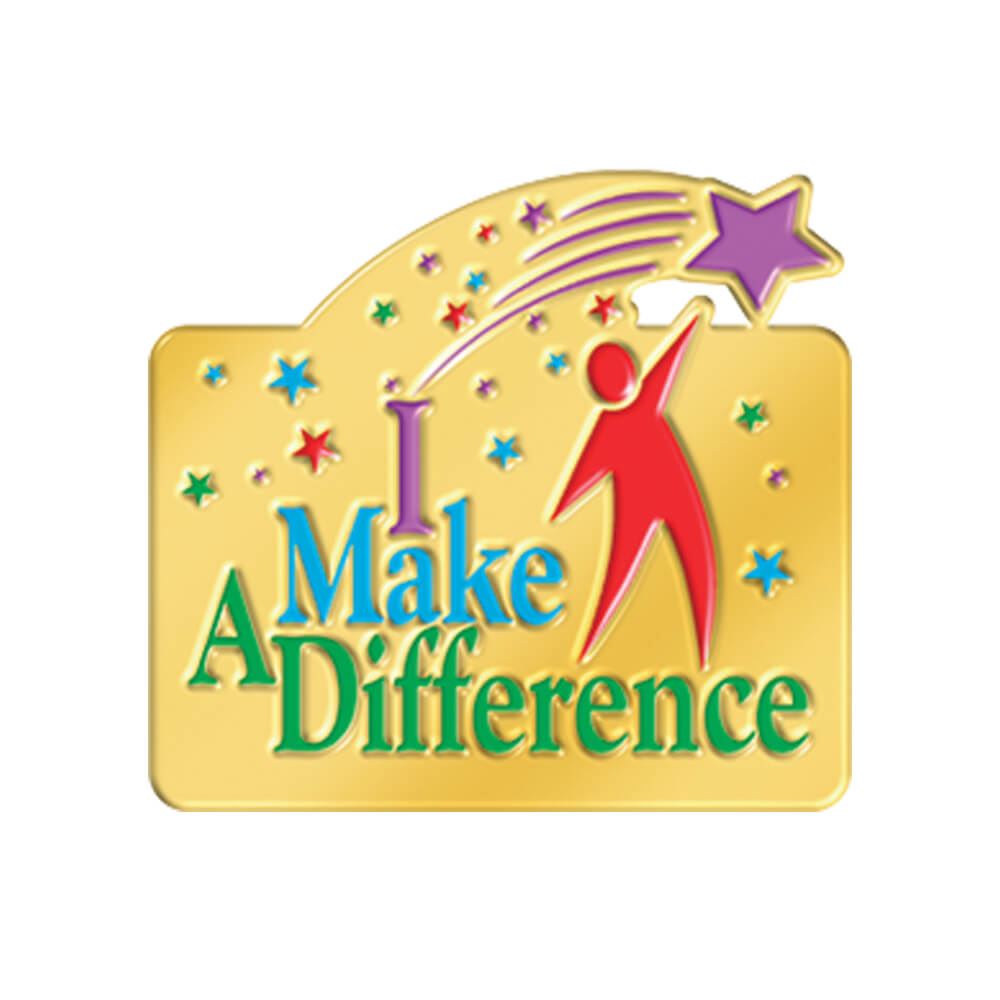 I Make A Difference Lapel Pin.