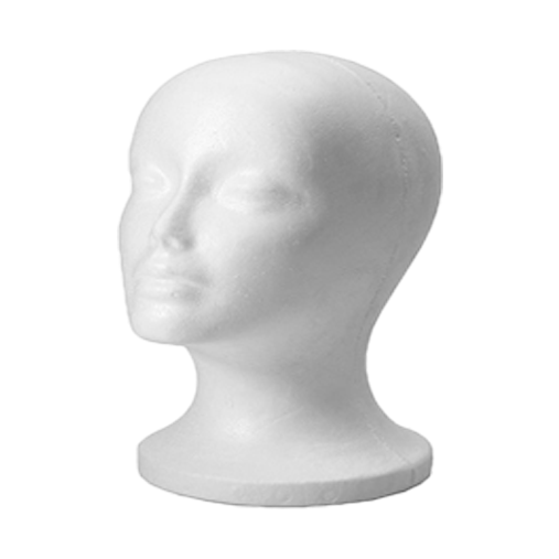 Foam Mannequin Head.