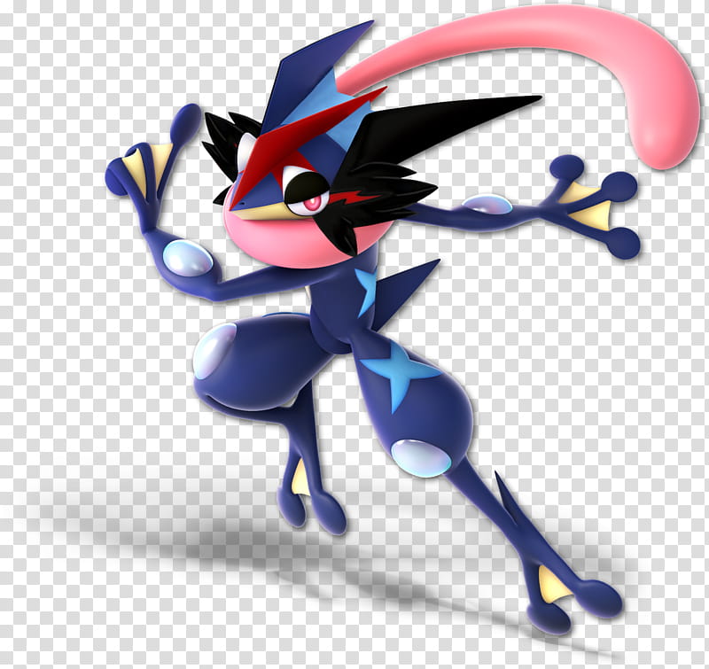 Ash Greninja Smash Bros Ultimate transparent background PNG.