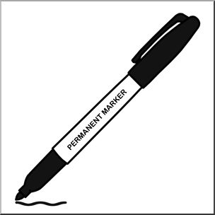 Marker clipart black and white 6 » Clipart Station.