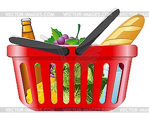 Grocery Shopping Clip Art.