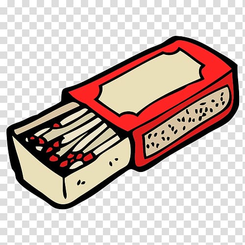 Matchbox illustration, transparent background PNG clipart.