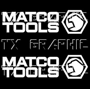 Details about MATCO TOOLS LOGO DECAL STICKER RATCHET WRENCH SOCKET SET.