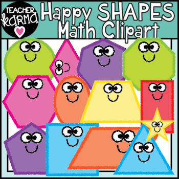 Math Shapes, Geometry Clipart.