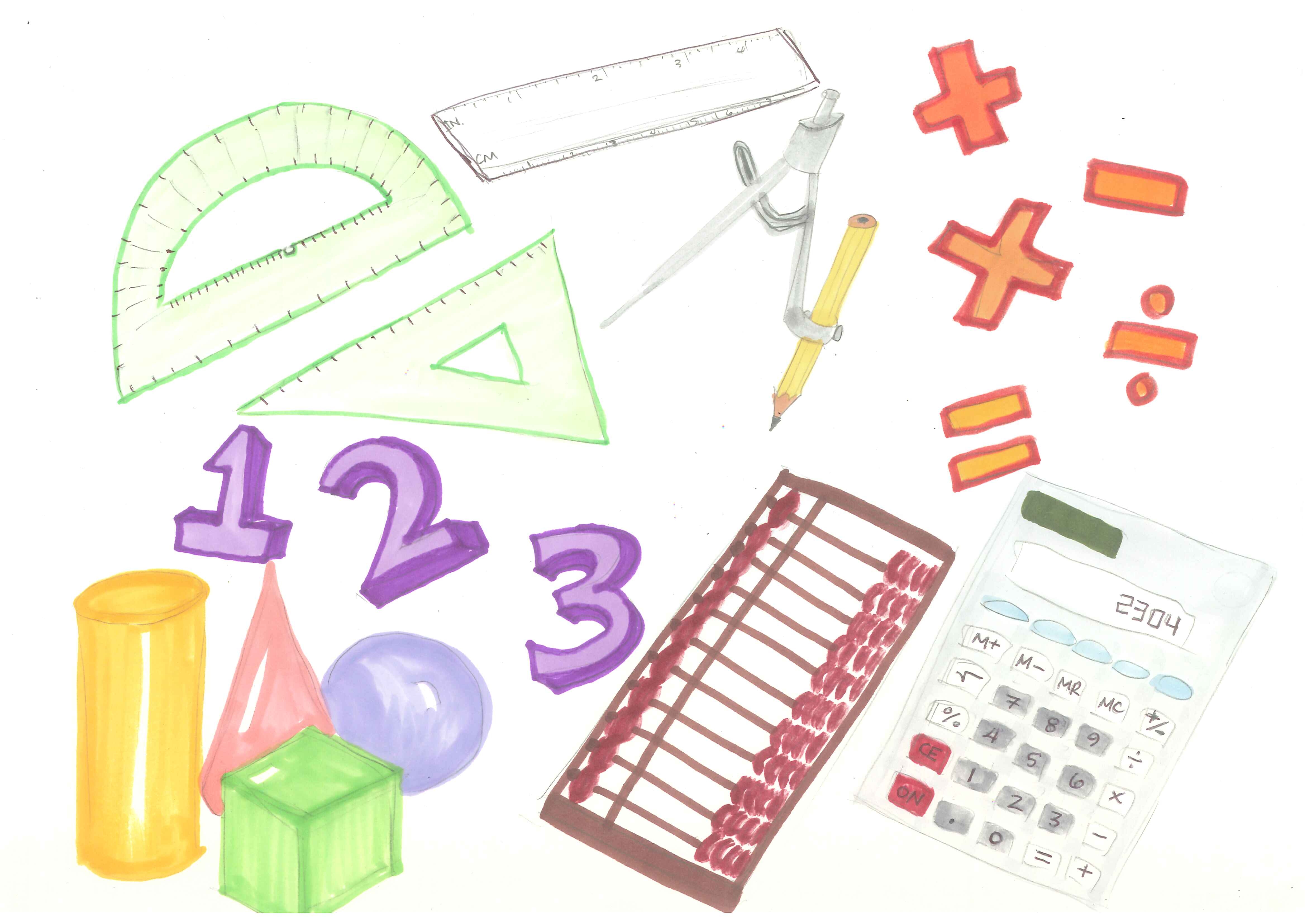 Math Tools Clipart.