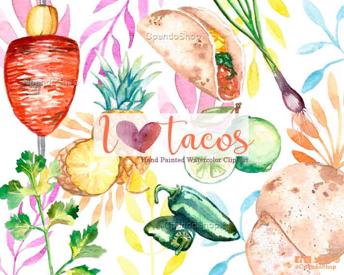 Taco clipart taco clip art mexican food clipart mexican fiesta.