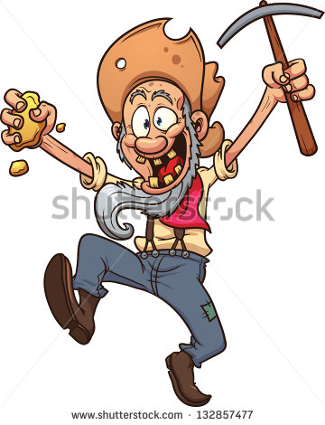 Gold Miner Stock Photos, Royalty.