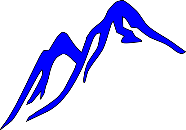 Blue Mountain Clip Art at Clker.com.