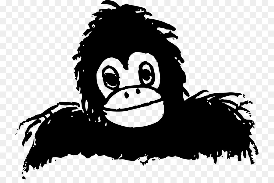 Mountain gorilla Ape Primate Clip art.