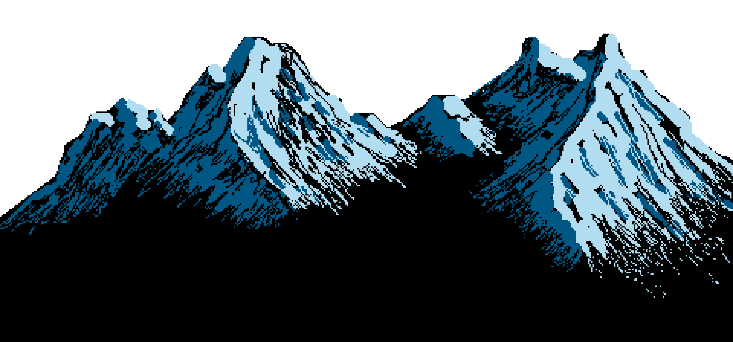 Mountainous landforms,Mountain,Blue,Glacial landform,Summit.