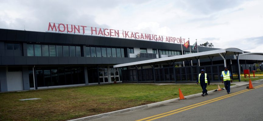 Mount Hagen international airport opens.