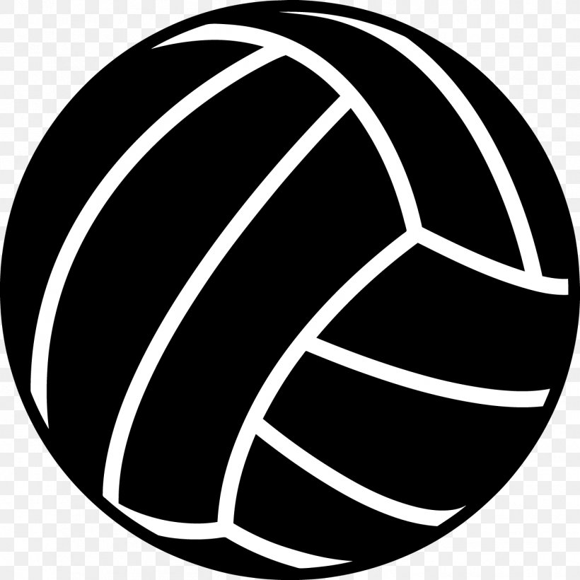 Beach Volleyball Sport Black Clip Art, PNG, 1350x1350px.