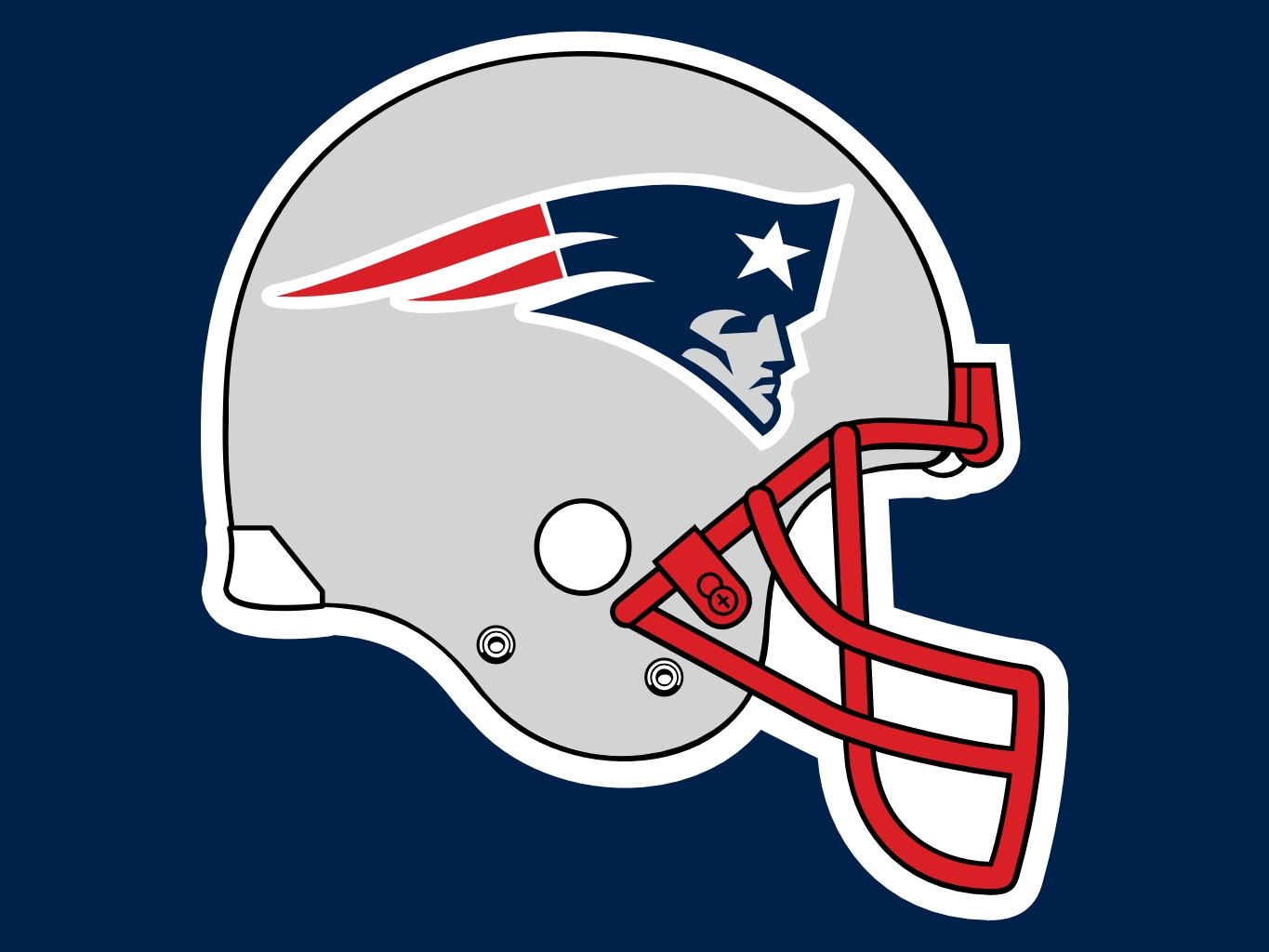 New England Patriots Helmet Logo N7 free image.