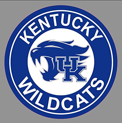 Kentucky UK Wildcats Bumper Sticker.