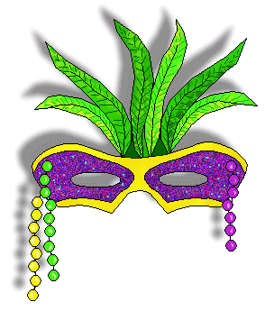 New orleans mardi gras clipart.