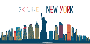 New York Skyline Clipart Free.