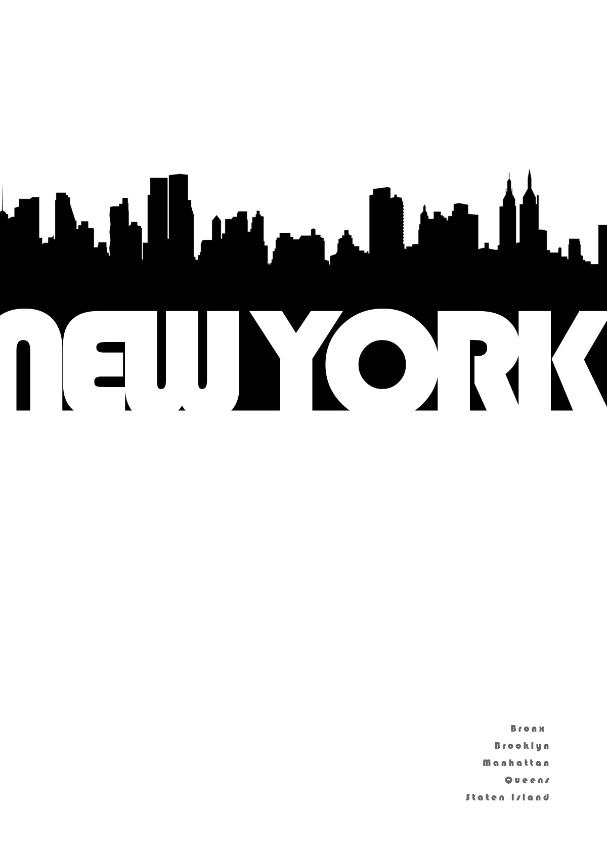 Free New York City Skyline Outline, Download Free Clip Art.